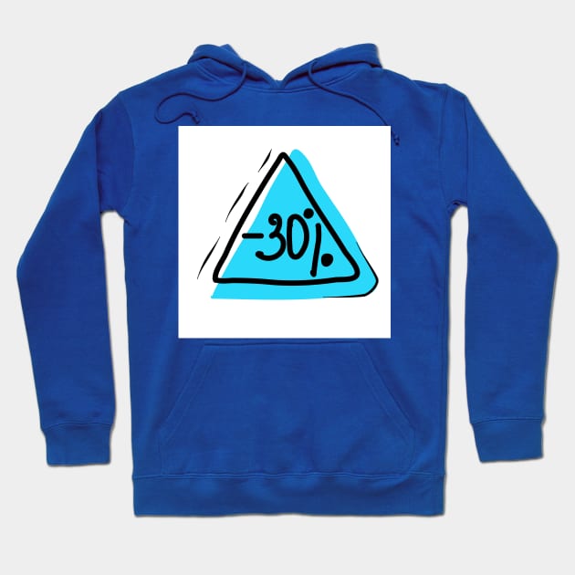 Discount 30%. Promotion, bonus, business, gift, price Hoodie by grafinya